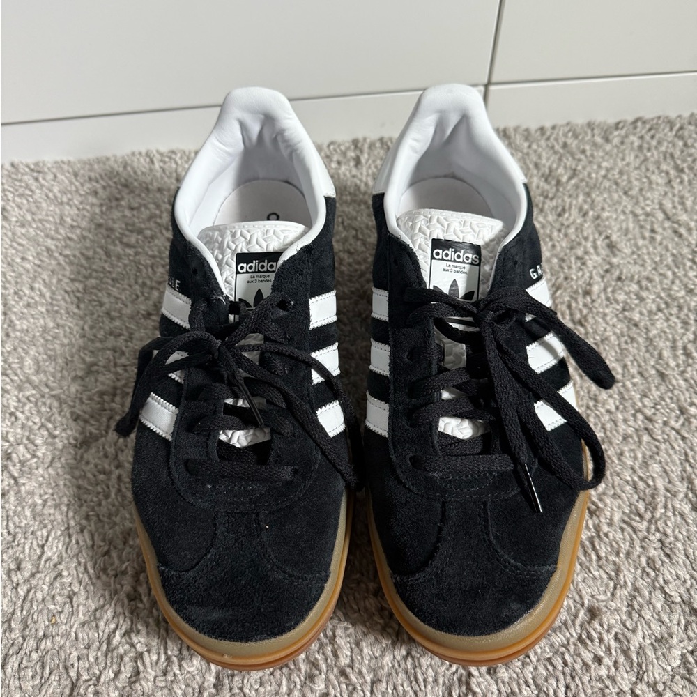 Adidas Gazelle Black and White Sneakers